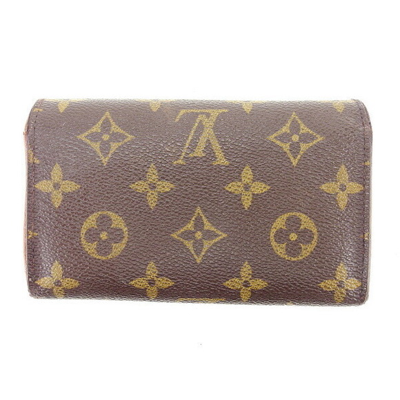Louis Vuitton Brown bifold Vieux Trsor Monnaie Porte Wallet zipper - Picture 1 of 6
